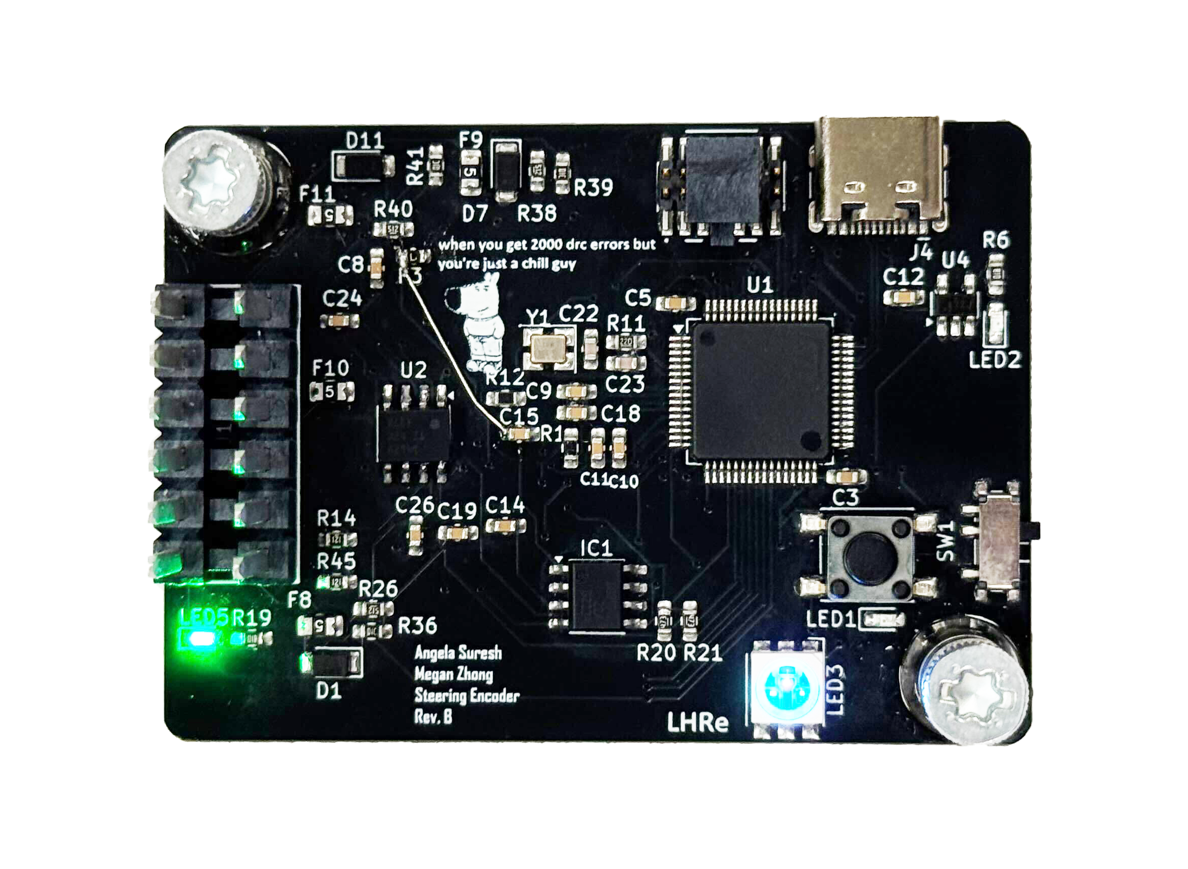 Steering Encoder PCB